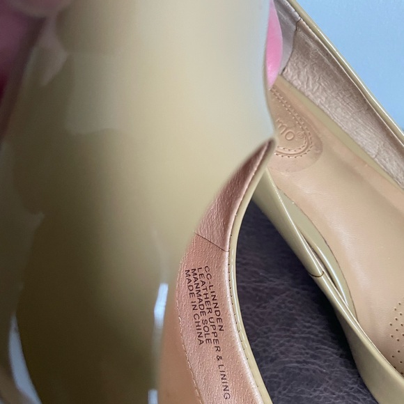Corso Como Tan Patent Leather Heels Size 8 1/2 M. - Picture 5 of 6